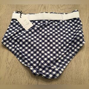 Unique Vintage Gingham Bikini Bottoms- Size 1X